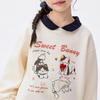 Girls' Lace Doll Collar Sweatshirt