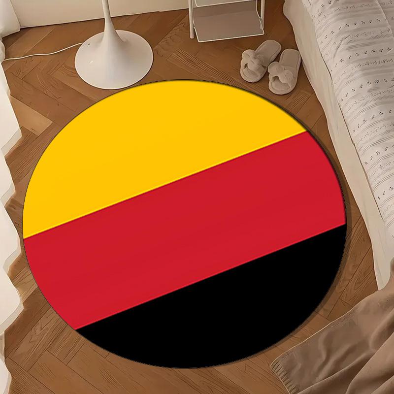 Germany Coat Of Arms Design Round mat Home Decor, Chair rug For livingroom,Bedroom, doormat home decor Birthday Gift Christmas Gifts