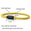 New Grade A Keel Rope Bracelet Men Stainless Steel Magentic Clasp Pulsera Roja Braclet Tissu Homme Gift For Him Cord Chain Joias