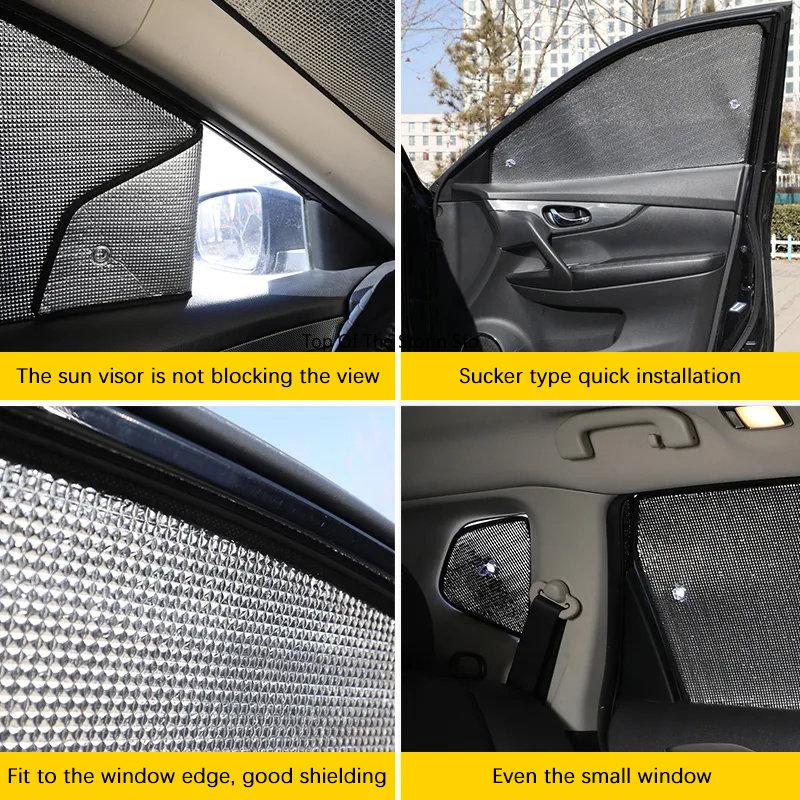 EPY1 Sun Shade For Jeep Grand Cherokee WK2 2011~2019 2015 2016 Car Full Coverage Sunshade Windshield Side Window Sunshade Accessories