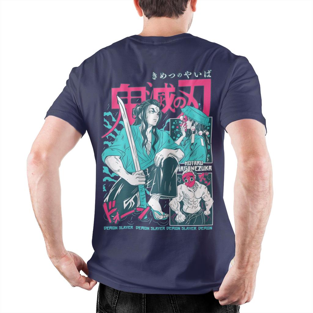 Amazing skilled swordsmith Demons Slayers TShirt Men Round Neck Cotton T Shirts  Short Sleeve Tee Shirt Unique Clothes