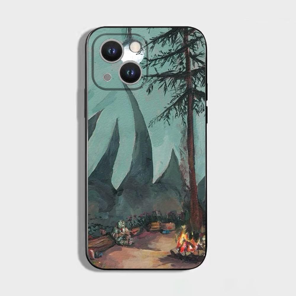 Outer W-Wilds Game Phone Case For iPhone 16 15 Plus 14 13 Pro Max 12 Mini 11 X XS XR 7 8 8Plus Black Soft Phone Coque