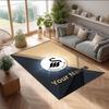 Swansea City FC Printed Crystal Velvet Rug Non‑Slip Crystal Velvet Carpet For Sofa Bedroom Indoor Home Decoration