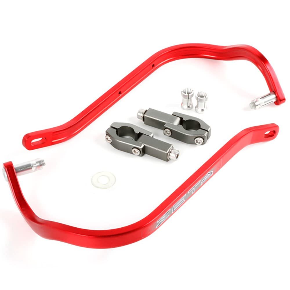 

ZETA RACING Защита рук Armor для стандартного диаметра Подходит для рулей с внутренним диаметром Алюминиевая ручка-кноб Dirtfreak F5276 Защита, Изгиб, Красный, (22.2mm) Рули,