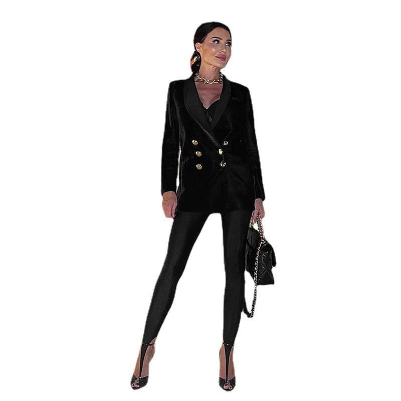 High Waist Black Stretch Leggings Women Slim Fit Footed Tights Long Pants Street Style