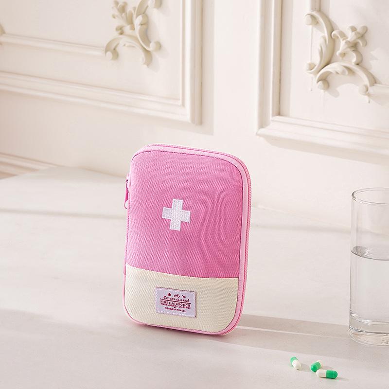 Foldable Large-Capacity Medicine Box: Dustproof & Moisture-Proof First Aid Travel Storage Bag