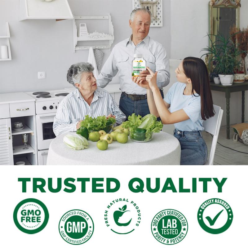 Glucosamine chondroitin, 2100 mg, joint support supplement, promotes joint mobility, suitable for both men and women.