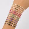 12Pcs/Set Bohemian Style Handmade Beaded Bracelets Hand Chains  Party Jewelry