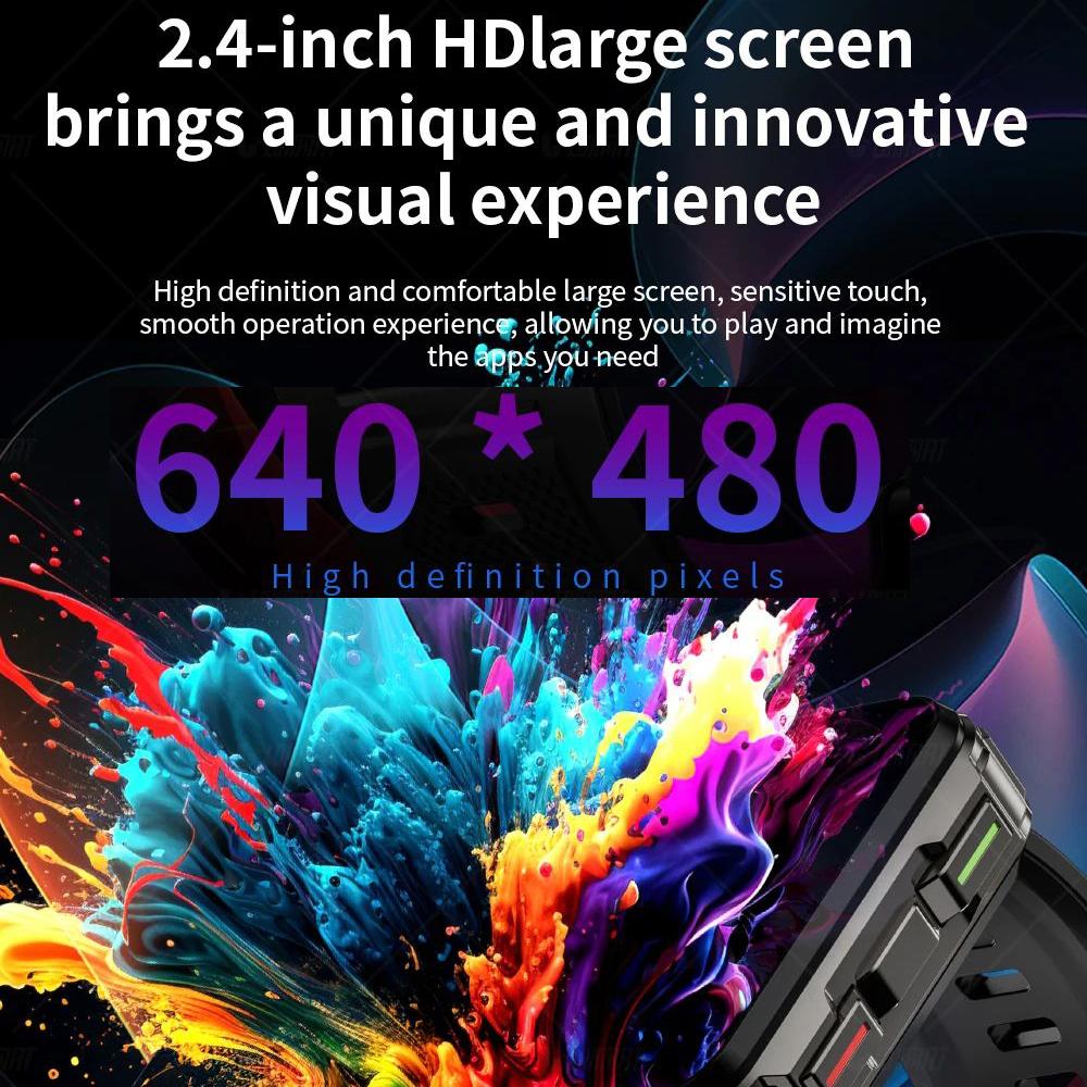 Android Smart Watch 4G SIM GPS AMOLED Display 6GB RAM 128GB ROM