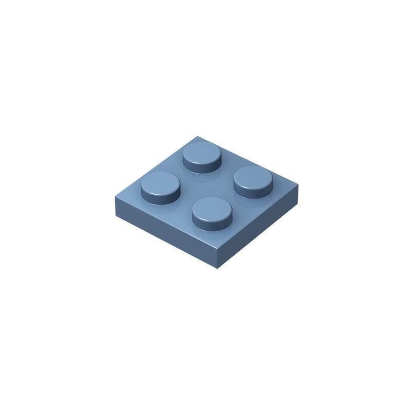 20Pcs MOC Parts 3022 94148 Plate 2 X 2 Compatible Bricks DIY Assmble Building Blocks Particle Kid Puzzle Brain Toy Birthday Gif