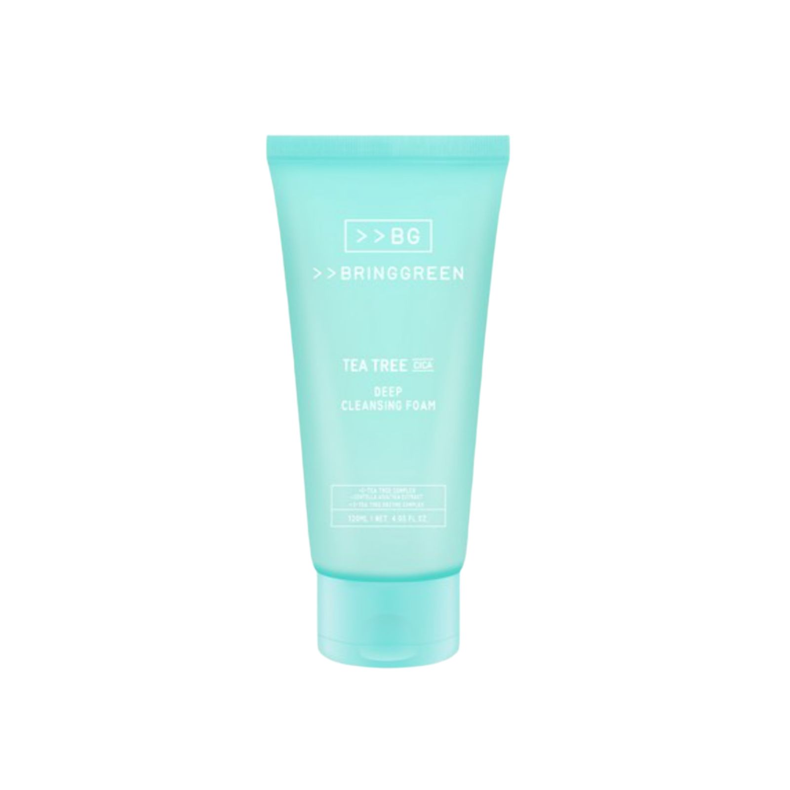 BRINGGREEN Tea Tree Cica Deep Cleansing Foam 120ml(4.05oz) 1ea