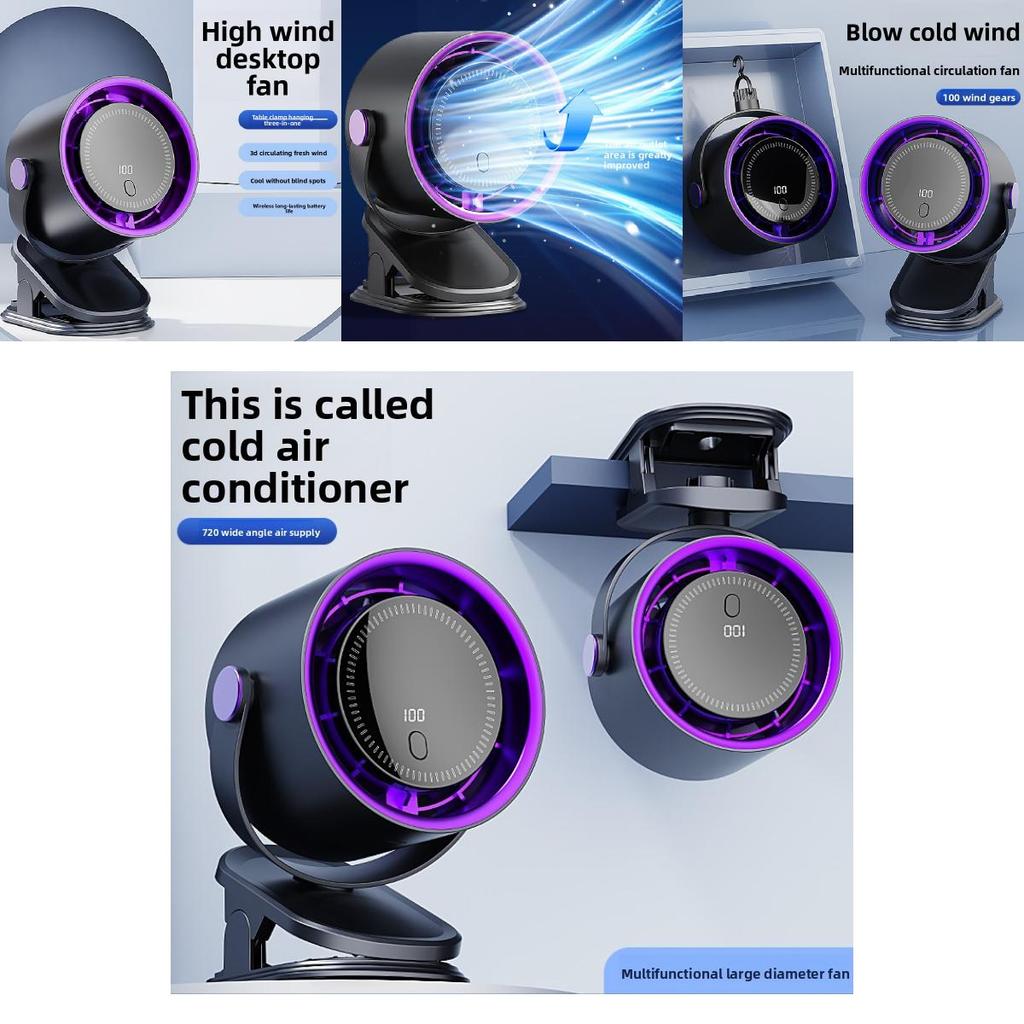 Usb Portable Turbo Blade Fan Settings For Home Office Comfort