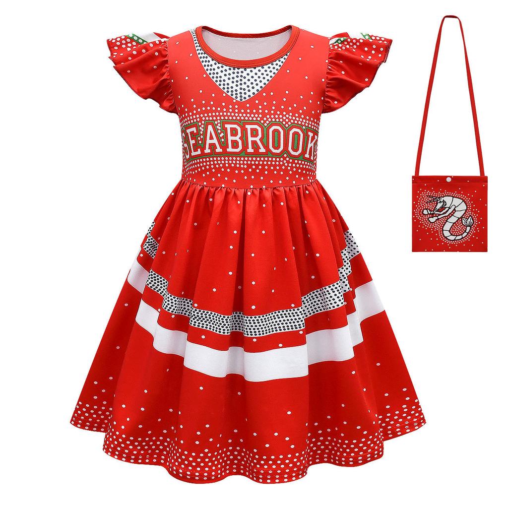 Halloween Girls, Cheerleading Dress, Zombie High School 3 Digital Printed Flying Skirt Children'S Skirt Factory