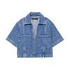 Spring and Summer Ladies Denim Jacket Jacket Retro Women's Casual Pockets Denim Shirt