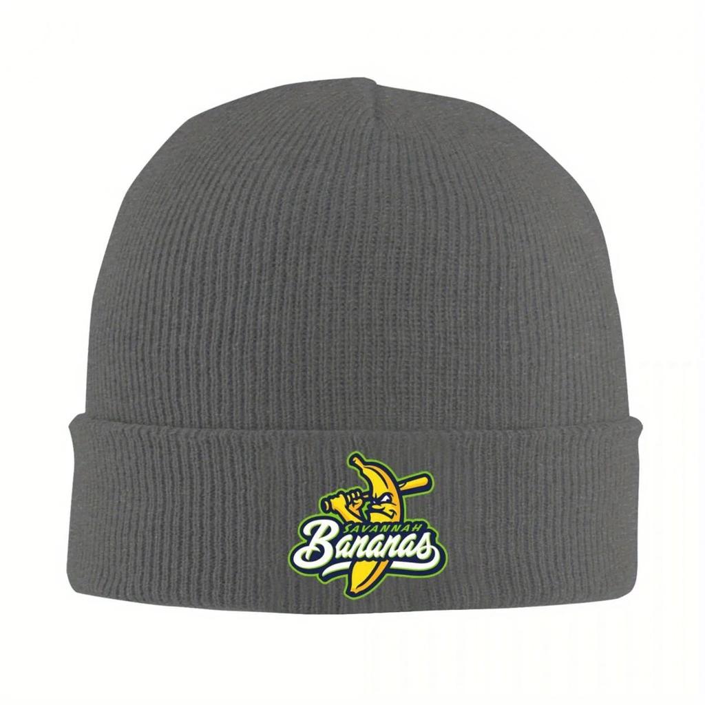 New Savannah Bananas Warm Knitted Cap Hip Hop Bonnet Hat Autumn Winter Outdoor Beanies Hats For Unisex Adult