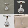 Delicate Zircon Necklace Ultra Glittery Set In Minimalist Collarbone Chain Jewelry Pendant Female Korean Chic High-end