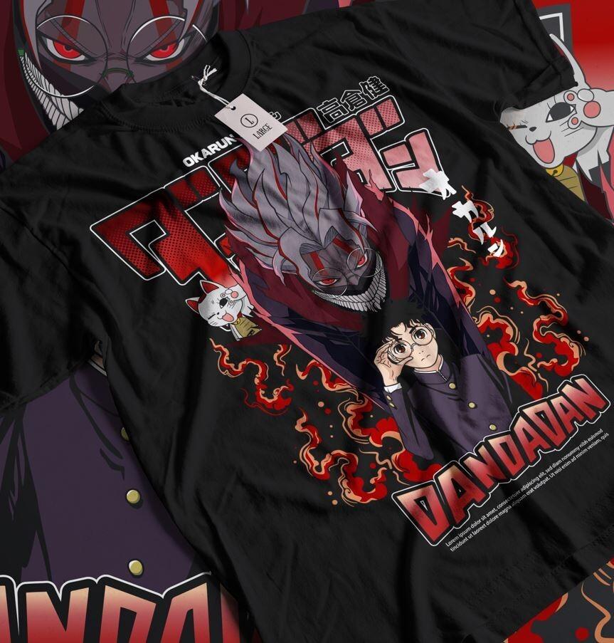 Dandadan Okarun T-shirt Cosplay Momo Anime Gift Exclusive Shirt All Size