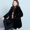 Imitation Fur Imitation Mink Coat Women's Loose Large Size Fur Integrated Thickened Women's Imitation Mink Coat