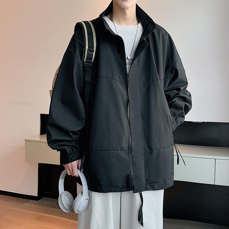 Jacket Men's Spring New Casual Men's Trend Frock Outdoor Collar Coat Jacket