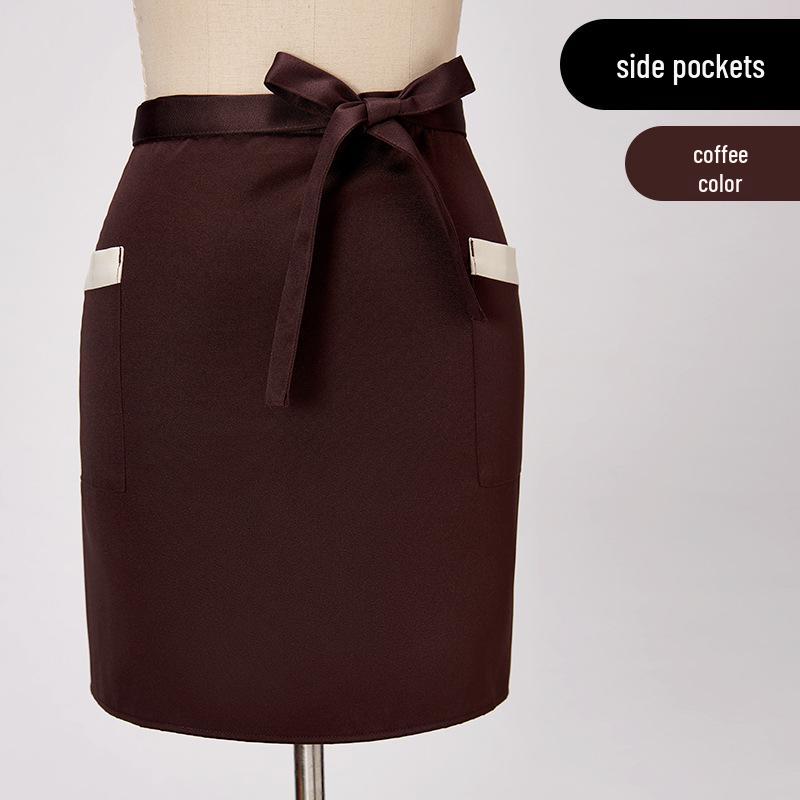 Multi-Color Anti-Stain Waist Apron for Waiters and Kitchen Staff