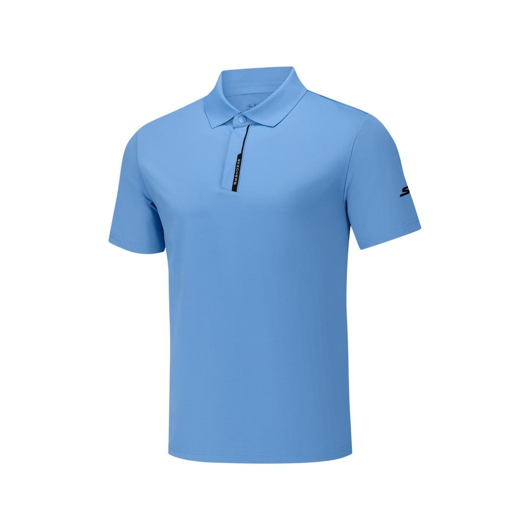 Skechers Knitted Comfortable Moisture-Wicking Breathable Polo Shirt Men tops P226M091-01DT L
