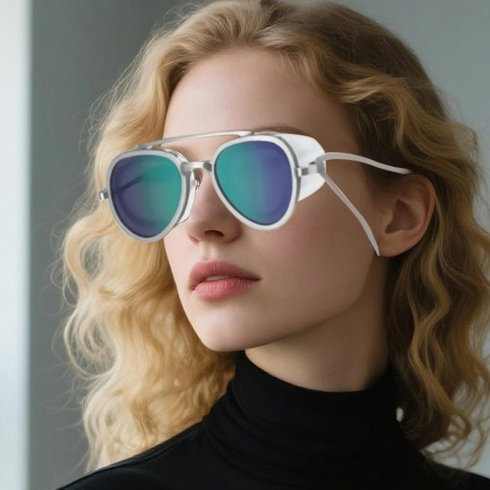 Full-View Swim Goggle Leak Proof Anti-Fog Swimming Goggle Adjustable Retro Swimming Goggles for Swimming Pool Diving Seaside