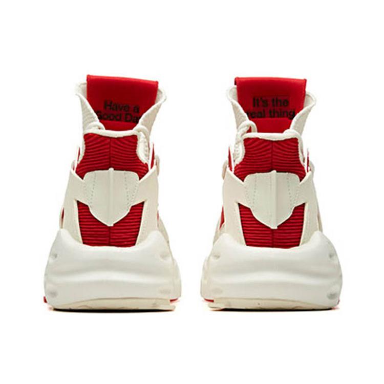 New Coca Cola X Anta Bastard Abrasion Resistant Breathable Low Top Sports Casual Shoes White Red 11928088S-11
