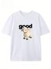 Cute Little Sheep Graphics Print TShirt Casual Short Sleeve Summer Clothing Durable Oversize Casual Tshirt Daily Streetwear