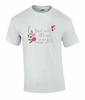 Eternal Life Trust In The Lord Floral Verse Short Sleeve Tee Shirt White