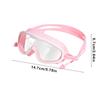 Kids Swimming Goggles Anti-UV No Leaking Pool Eyewear for Boys and Girls Anti-fog No Nose Bridge Design Swimming Eyeglasses