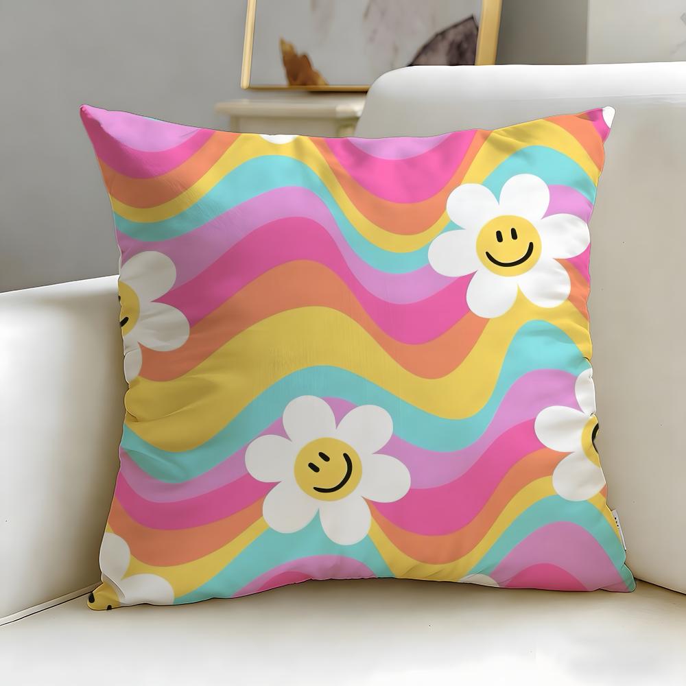 Beliebte Marke wiggle wiggle Kissenbezug Weich Leicht zu waschen Kissenhülle Vielseitig für Sofa Bett Reise und Büro