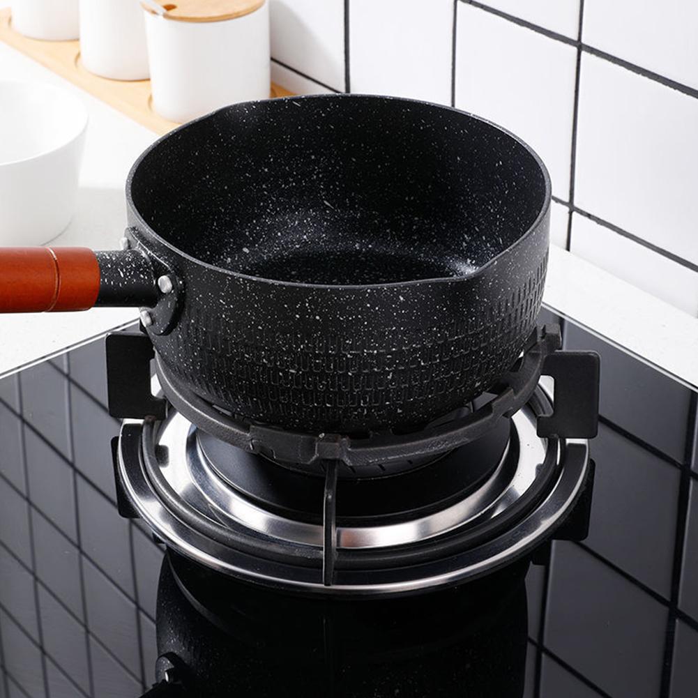 Milk Pot Holder Non Slip Cast Iron Wok Support Ring with Box Gas Stove Accessories for 4 Claw 5 Claw Gas Stove Burner Cooker Hob