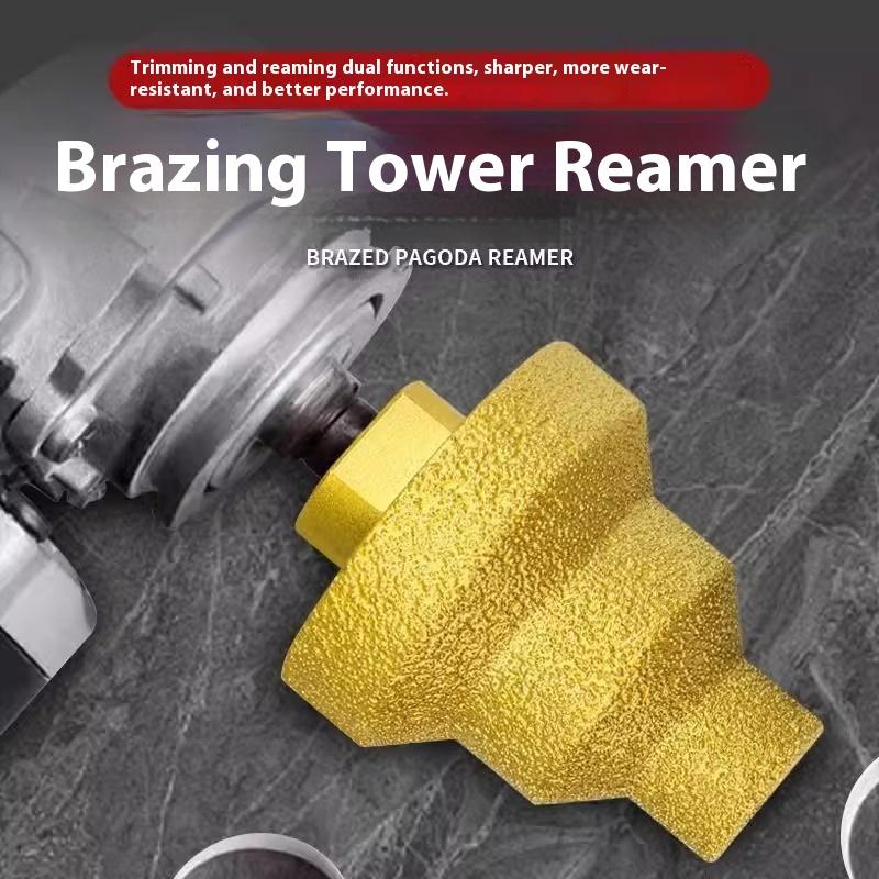 Reamer Masonry Drilling Crowns Construction Tool M10/M14  iamond Chamfer Router Bits  Milling Tile CutterMarble Concrete