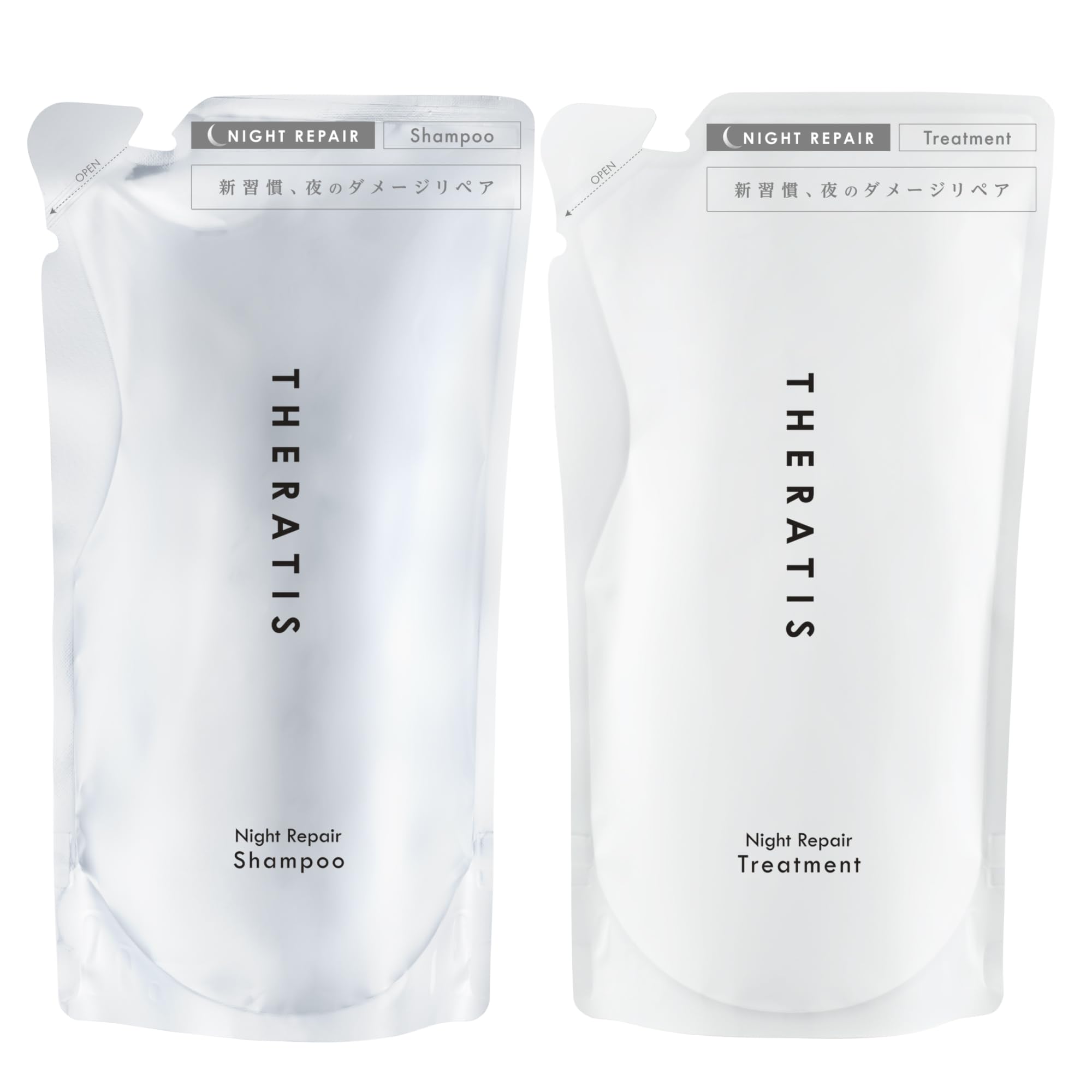 

THERATIS Ночной восстанавливающий шампунь и кондиционер, набор для пополнения