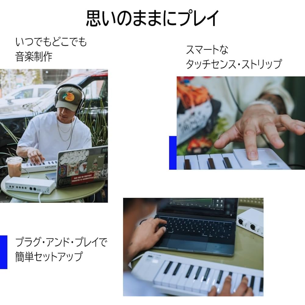 Arturia Arturia Arturia Keyboard Controller MicroLab MK3 25 Keyboard/Velocity Compatible High Def...