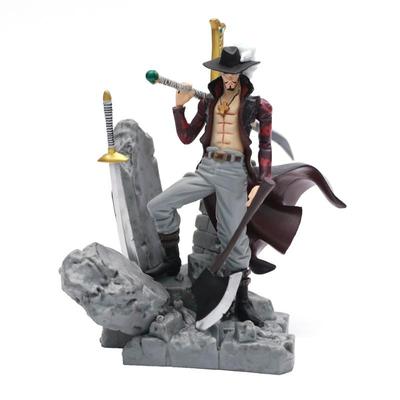 Sıcak Anime One Piece Dracule Mihawk Heykelcik Savaş Ver. PVC Dekorasyon Koleksiyonu Model Oyuncaklar Çocuklar için Noel Hediyesi Koleksiyon Bebek