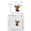 Contemporary Jewelry Hummingbird Drop Earrings Stylish Pendant Necklace Chain Necklace Suitable for Various Occasion