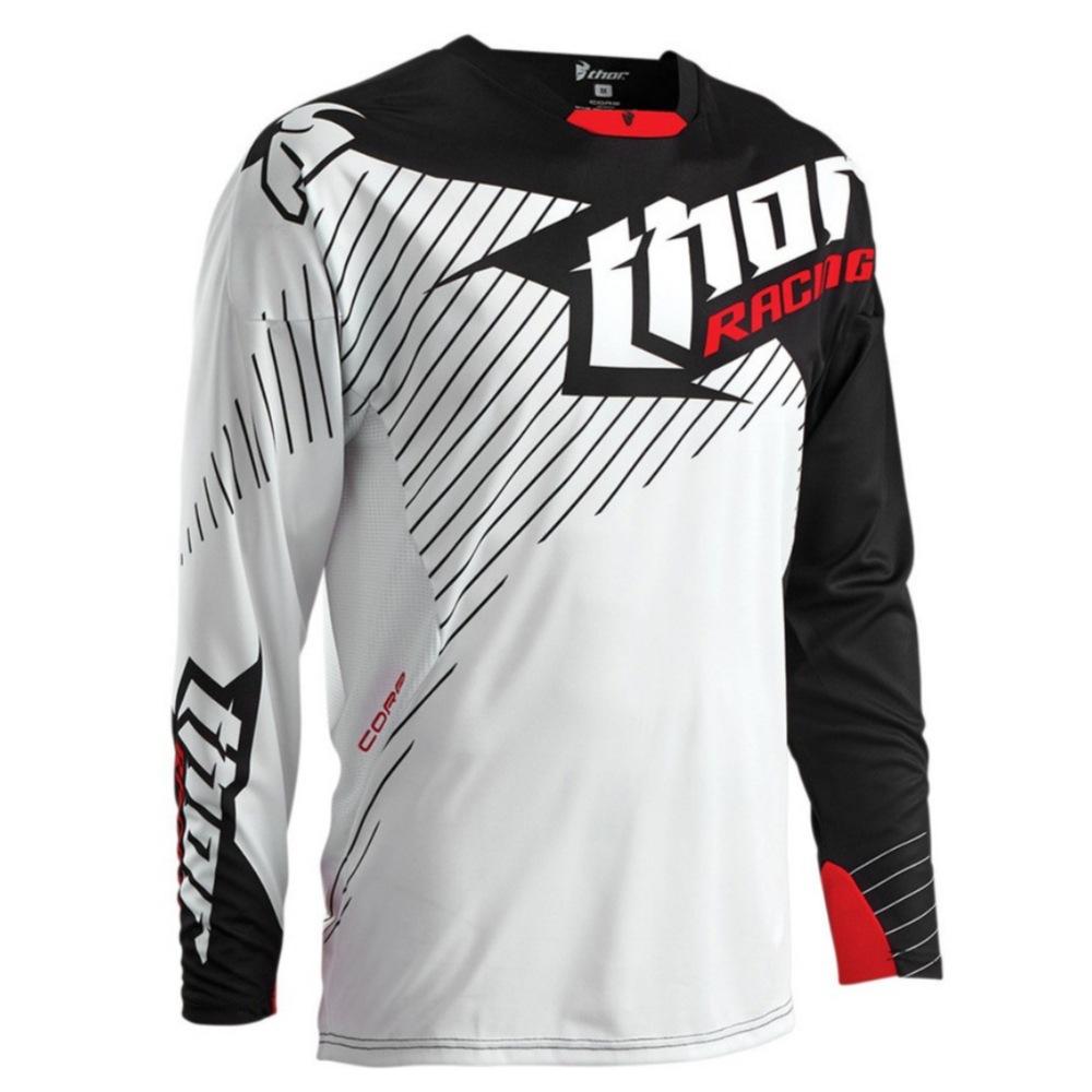 Heißer Verkauf Neuer Thor Team Schnelltrocknendes Atmungsaktives Downhill-Anzug Sommer Mountainbike Langarm-T-Shirt Motorradanzug
