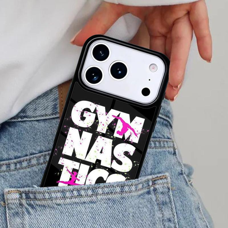Love Gymnastics Phone Case for iPhone 17ProMax 12 13 14 15 16e 17 Pro Max Plus Air Cover