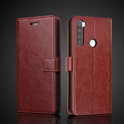 Kartenhalter Hülle für Xiaomi Redmi Note 8T PU Leder Klapphülle Retro Brieftasche Handyhülle Redmi Note8T Business Fundas Coque