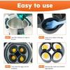 1 Kitchen Utensil, Compatible with Mixer Thermomix , 4 Grid Egg Steamer, Food Grade PP Materials, Dishwasher Safety, Mixer Parts