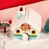 3d Christmas Gingerbread House Mould Plastic Cookie Cutter Set Diy Biscuit Mold Pastry Cake Stamp Baking Tools Accessories