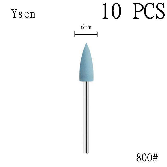 6 шт./компл. резиновая силиконовая дрель для ногтей — фото 11