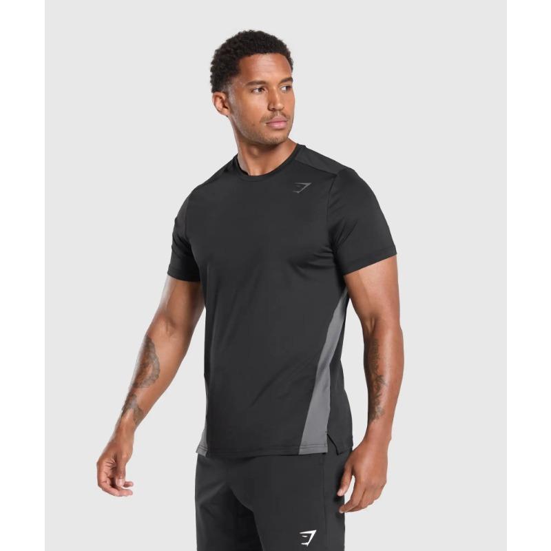 Men's Quick-drying Fitness Polyester Top T-shirt Shark Clothing Comfortable Breathable Sports Fitness Wear T-Shirts Men’s