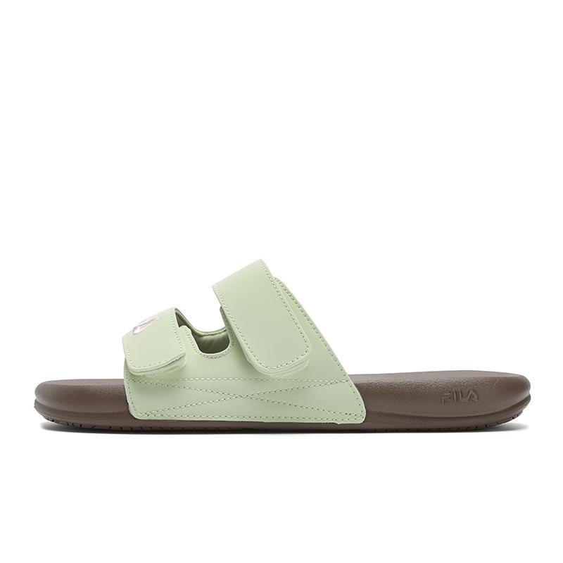FILA DRIFTER 2 Slip Resistant Slide Slippers Women's Light Green F12W522506FSG
