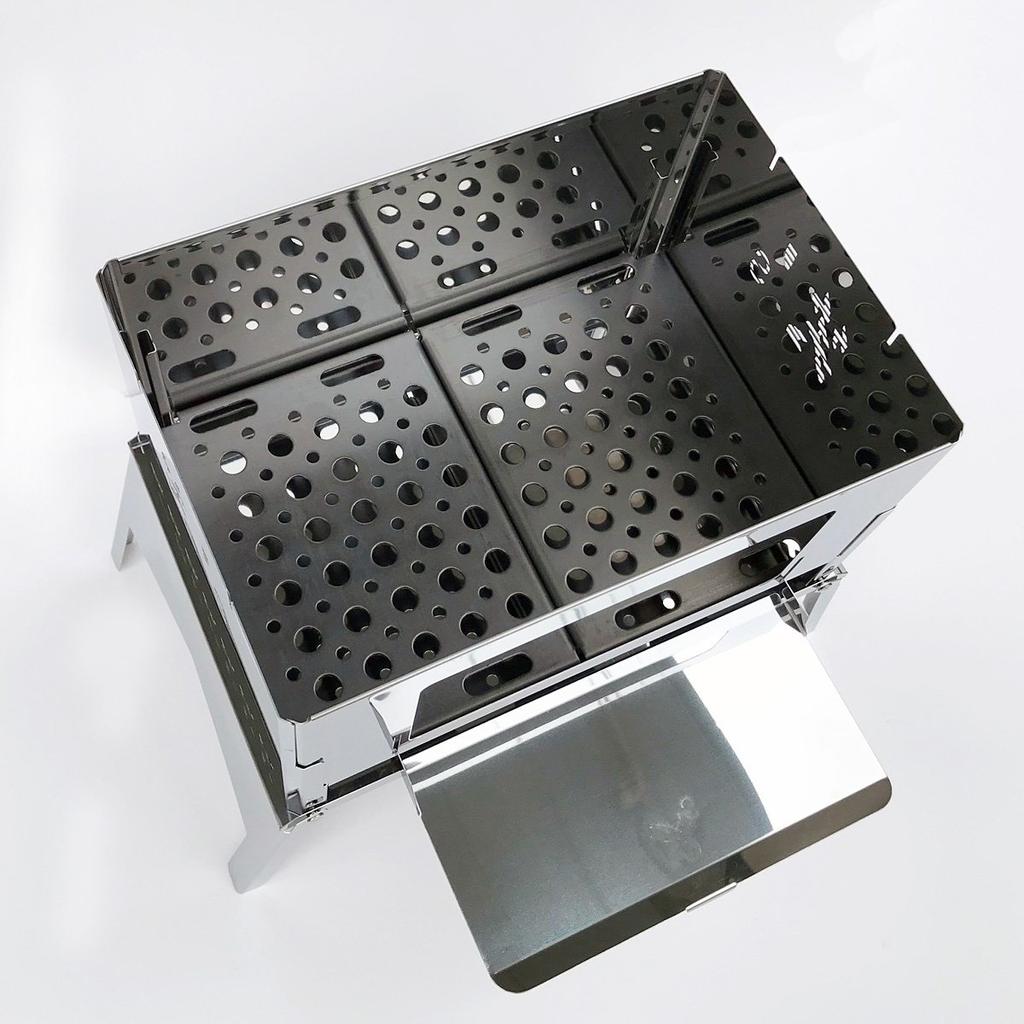 Compact Bonfire Grill Grill Plate Set Laugh's "B-GO" 3-Piece / SHO-006S
