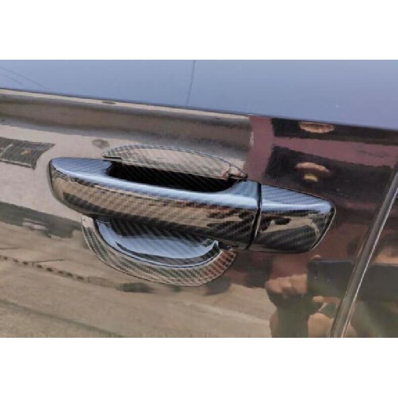 For VW Passat B8 2011~2017 2018 ABS Carbon Fiber Outside Door Handle Cover Trim