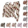 Men's Christmas Print Hoodie and Straight Leg Sweatpants 2 Piece Casual Outfit