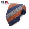 Cravatta da uomo con motivo PaisleyTies a righe alla moda da 3,15 pollici per matrimonio