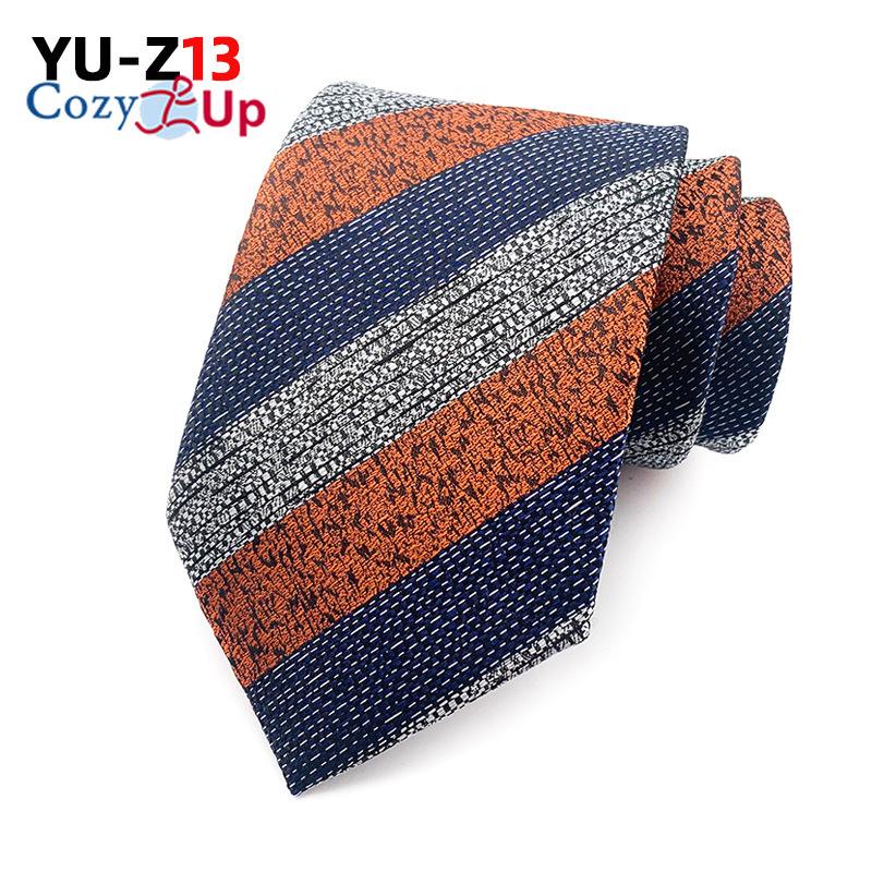 Cravatta da uomo con motivo PaisleyTies a righe alla moda da 3,15 pollici per matrimonio